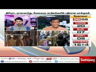 3 மாநிலங்களில் வாக்கு எண்ணிக்கை நிலவரம் | பகுதி - 3 |  #ElectionNorthEast | #NorthEast2018