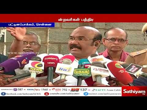 ஆழ் கடலில் மீன் பிடிக்க சென்றுள்ள மீனவர்களுக்கு புயல் எச்சரிக்கை விடுக்கப்பட்டுள்ளது-ஜெயக்குமார்