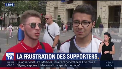 Ils voulaient voir les Bleus au Crillon mais leur rêve ne s'exaucera pas