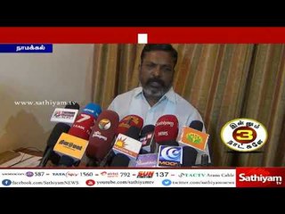 காவிரி விவகாரத்தில் மூன்று பேர் கொண்ட பாஜக குழு டெல்லி செல்வது, கண்துடைப்பு நாடகம் -திருமாவளவன்