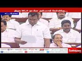 திமுக MLA- தா.மோ அன்பரசன் கேள்விக்கு  உள்ளாட்சிதுறை அமைச்சர் வேலுமணி பதில்