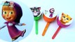 Play Doh Lollipop Clay Talking Tom Talking Angela Masha and The Bear Toys Colors in Englis