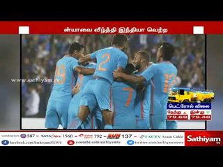 கண்டங்களுக்கான கால்பந்து கோப்பை இறுதிப்போட்டியில் கென்யாவை வீழ்த்தி இந்தியா அணி சாம்பியன்