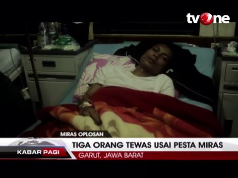 Pesta Miras Oplosan di Garut, Tiga Tewas dan Satu Kritis