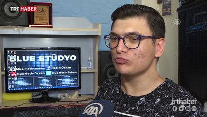 Rap müziğiyle hayata bağlanan kas hastası konsere hazırlanıyor