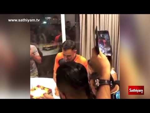 MS Dhoni celebrates birthday with teammates, wife Sakshi, daughter Ziva