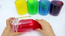 Learn Colors with Jelly Clay Slime Surprise Eggs Toys Learn English