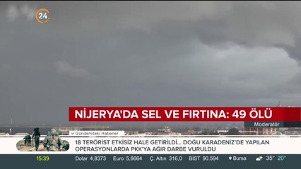 Nijerya'da sel ve fırtına:49 ölü