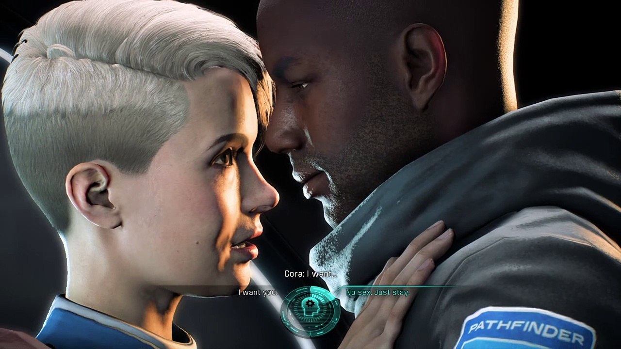 Mass Effect Andromeda Ryder and Cora Romance