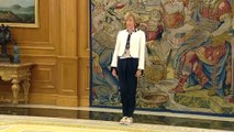 Felipe VI se reúne con María Teresa Fernández de la Vega en el Palacio de La Zarzuela 17/7/2018