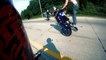 Freestyle Street Bike CRASH Wheelie On Highway Motorcycle CRASHES Stunts ACCIDENTS FAIL