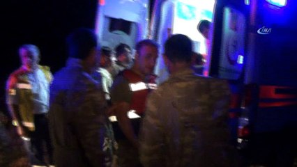 Kayalıktan düşen biçerdöver operatörü kurtarıldı