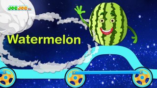 Green Fruit Train Learning For Kids | Fruits Song for Children, Kids and Toddlers