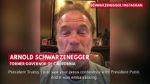Arnold Schwarzenegger Calls Trump A 'Wet Noodle' After Putin Summit