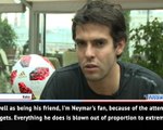 Kaka defends Neymar performances in Russia