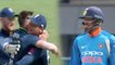 India VS England 3rd ODI: Hardik Pandya out for 21 by Mark Wood | वनइंडिया हिंदी