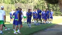 El Betis completa el primer entrenamiento de la jornada 18/7/2018