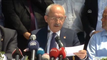 CHP Genel Başkanı Kılıçdaroğlu - Tekirdağ'daki Tren Kazası