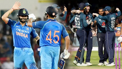 Скачать видео: India Vs England 3rd ODI: MS Dhoni, Virat Kohli help India post 256/8, Inning Highlights | वनइंडिया