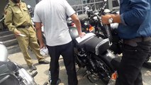 TAKING DELIVERY OF ROYAL ENFIELD STEALTH BLACK CLASSIC 500-ROYAL ENFIELD LOHAAR