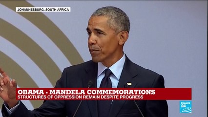REPLAY - Former US president Barack Obama honours Nelson Mandela on the centerary of his birth