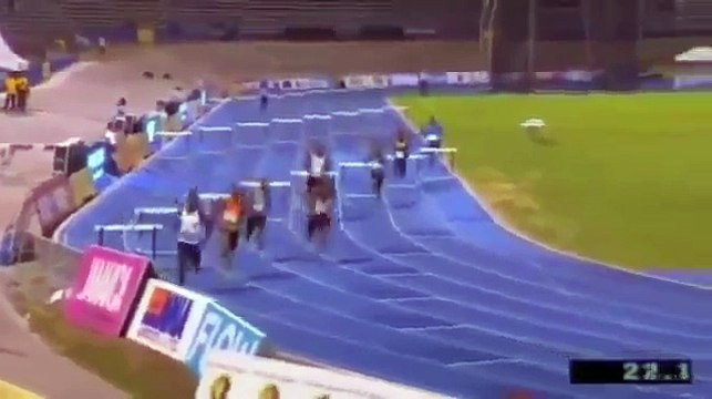 292 Annsert Whyte wins 400m Hurdles FINAL Men's Jamaica Olympic Trials 2016