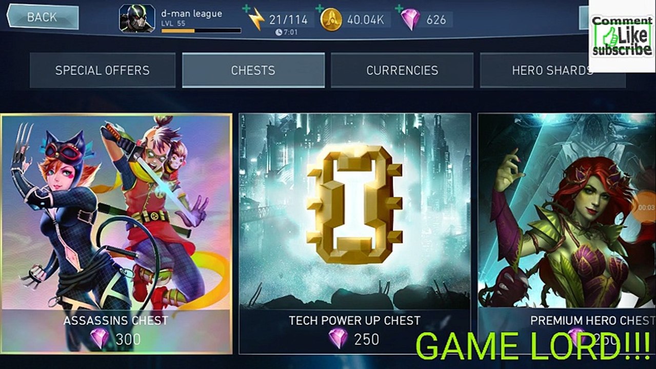 INJUSTICE 2 ANDROID TECH POWER UP CHEST