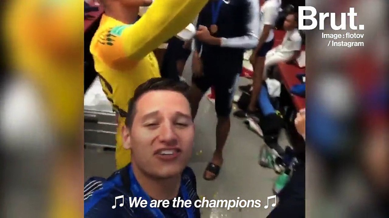 Après leur victoire au Mondial, la célébration animée des Bleus