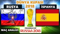 İspanya - Rusya Maç Özeti Öncesi Analiz Dünya Kupası 2018