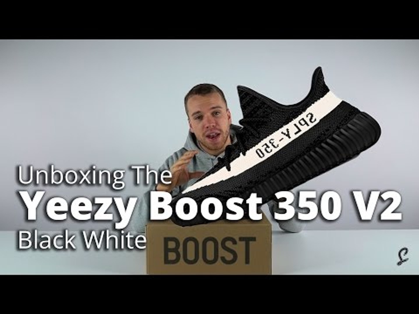 Yeezy Boost 350 V2 Black White Review / Unboxing - video Dailymotion