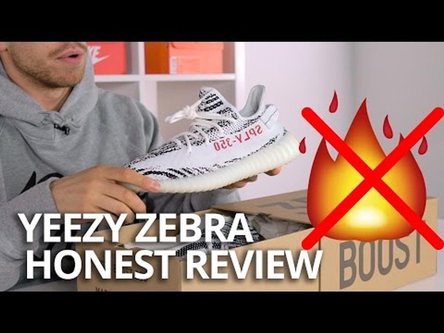 Adidas yeezy shop zebra unboxing