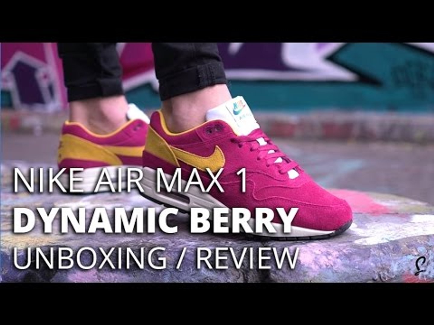 Nike Air Max 1 Dynamic Berry Review / Unboxing - video Dailymotion