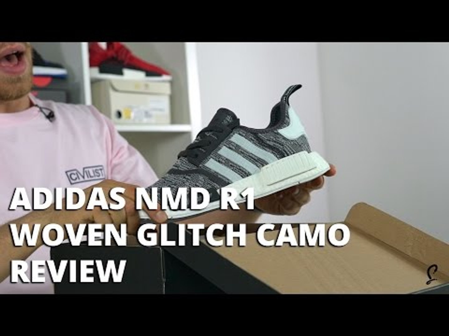 adidas NMD R1 Woven Glitch Camo Unboxing - video Dailymotion