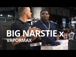 Big Narstie Unboxes Nike Air VaporMax at JD Sports Oxford Street