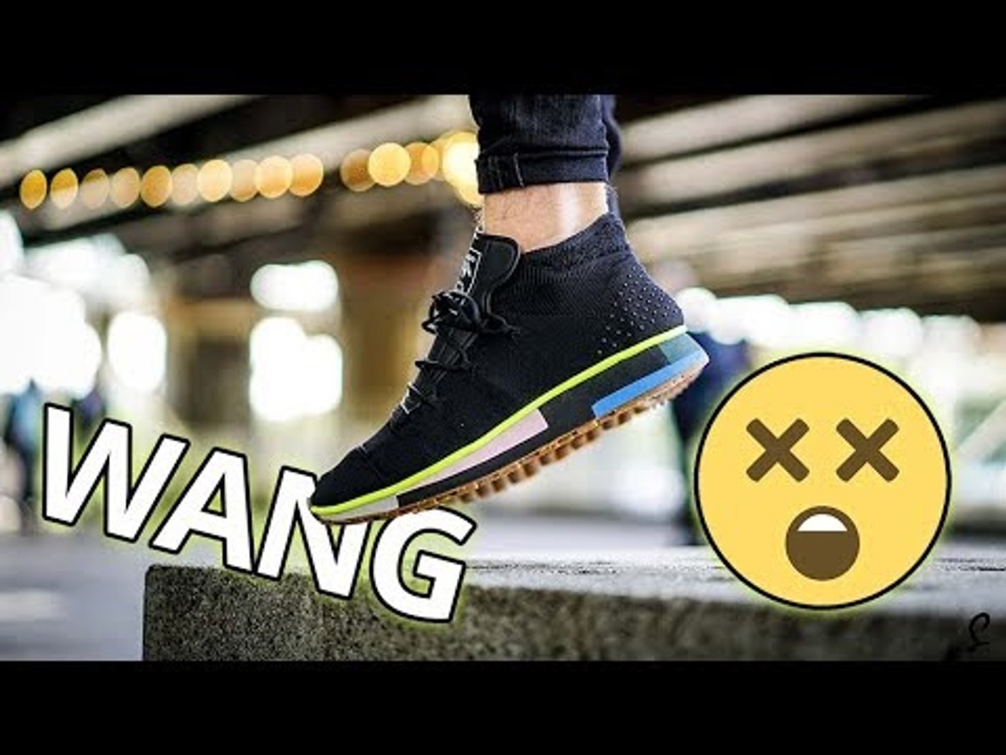 alexander wang adidas on feet