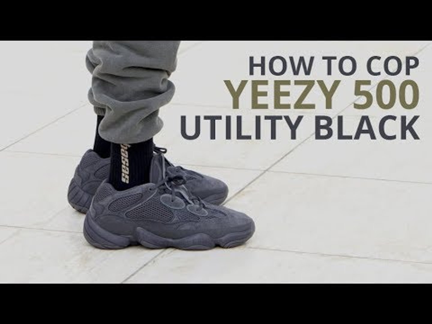 HOW TO COP THE YEEZY 500 UTILITY BLACK | RELEASE DATE, RAFFLES, CONFIRMED &  GIVEAWAY - video Dailymotion