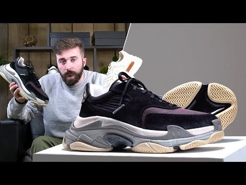 Unboxing The Top 4 Luxury Sneakers Available Now | BALENCIAGA TRIPLE S, GUCCI, PRADA & RAF SIMONS