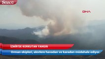 İzmir’de yangın! Ekipler müdahale ediyor