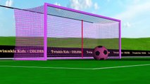 #ForKids | World Cup Football Special Animation Video for Kids | Color Changing Ball and Soccer Goal