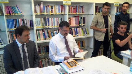 Gençlerin isteği üzerine 24 saat hizmet veren kütüphane