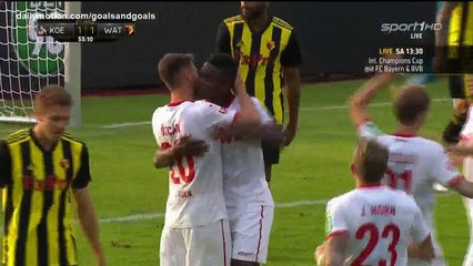 Jhon Cordoba Goal HD - FC Koln 1 - 1 Watford - 17.07.2018 (Full Replay)