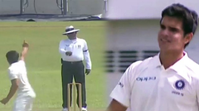 Arjun Tendulkar takes 1st International wicket against Sri lanka | वनइंडिया हिंदी