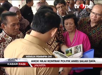 Ahok Nilai Kontrak Politik Anies Baswedan Salah Data