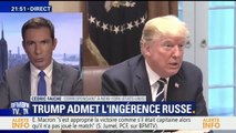Donald Trump admet l'ingérence des Russes dans la présidentielle américaine de 2016