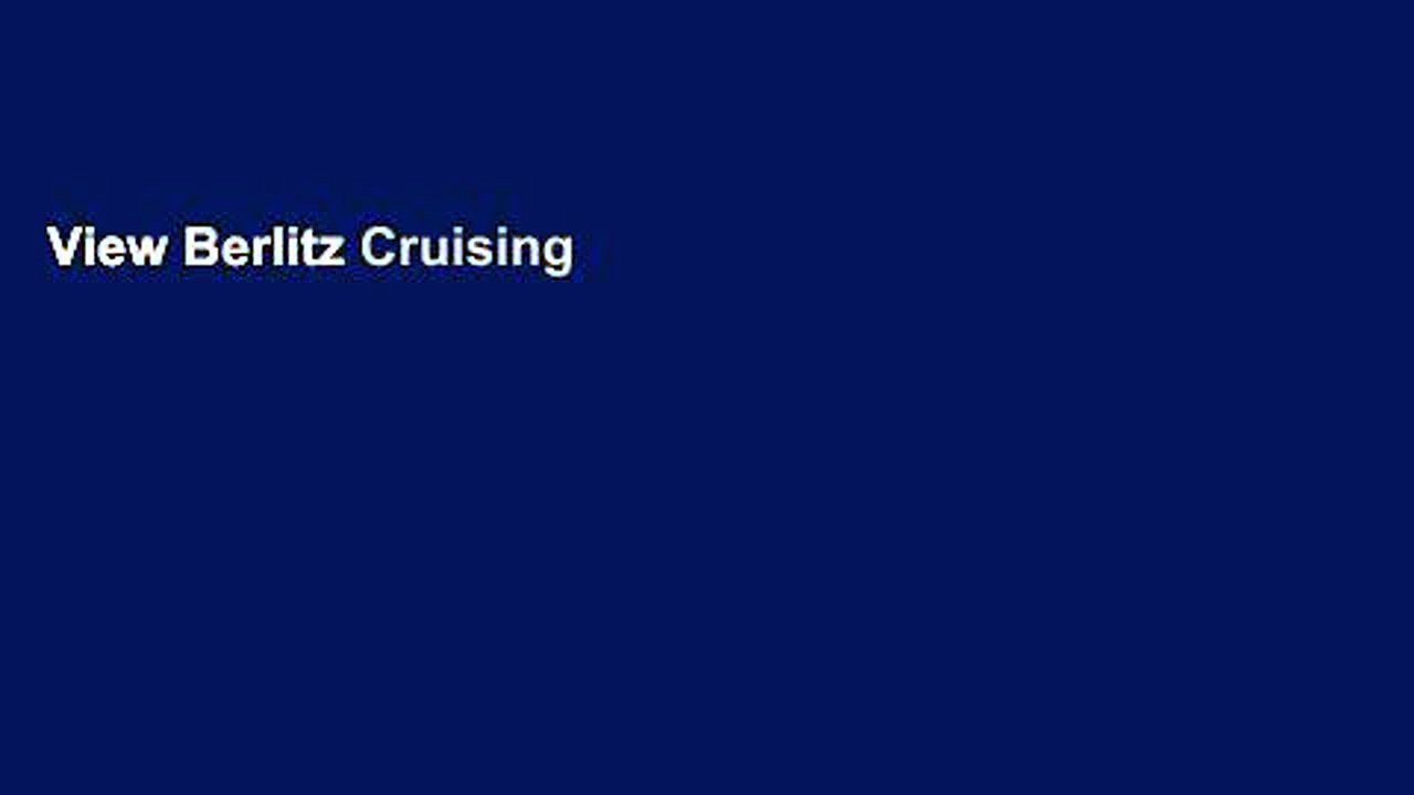 View Berlitz Cruising   Cruise Ships 2018 (Berlitz Cruise Guide) Ebook Berlitz Cruising   Cruise