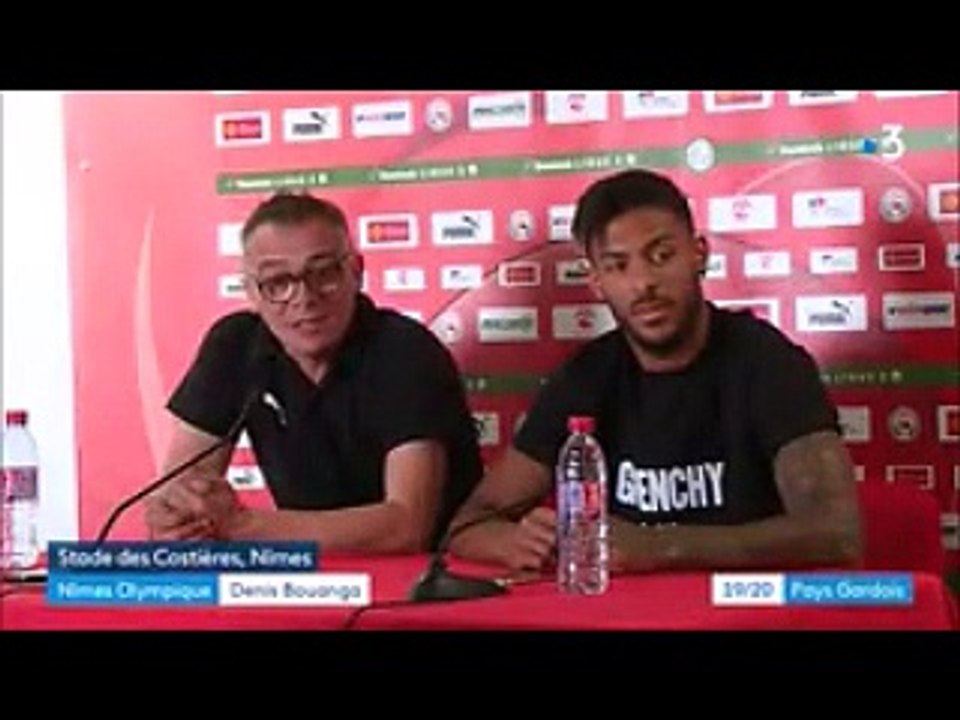 Arrivée de Bouanga à Nîmes 17 07 2018