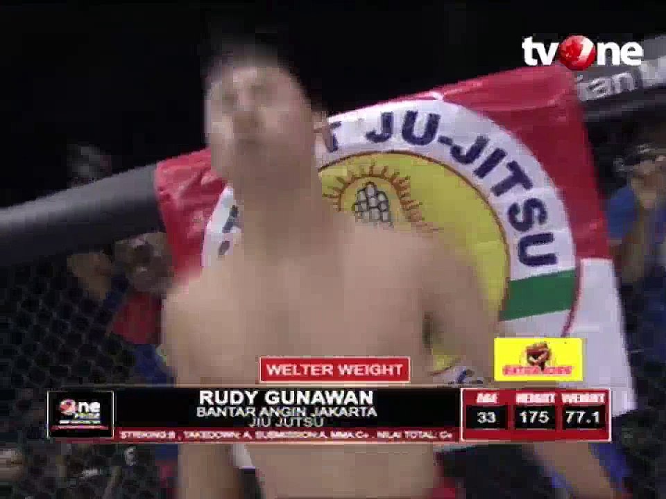 One Pride MMA Welter Weight, Rudy Gunawan VS Bayu Hartomo
