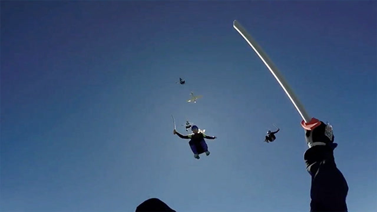 Prepare Your Foamy Swords For A Skydive Battle! video Dailymotion