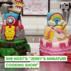 Jennifer Melanie Ziemons won a gold medal--now she's makes gorgeous doll-sized cakes 