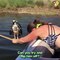 This remarkable woman saved an osprey from drowning!! ❤Credit - JukinVideo